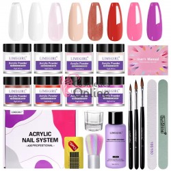 Kit pentru unghii LIMEGIRL model ACL001 Acrilic Powder - Set complet